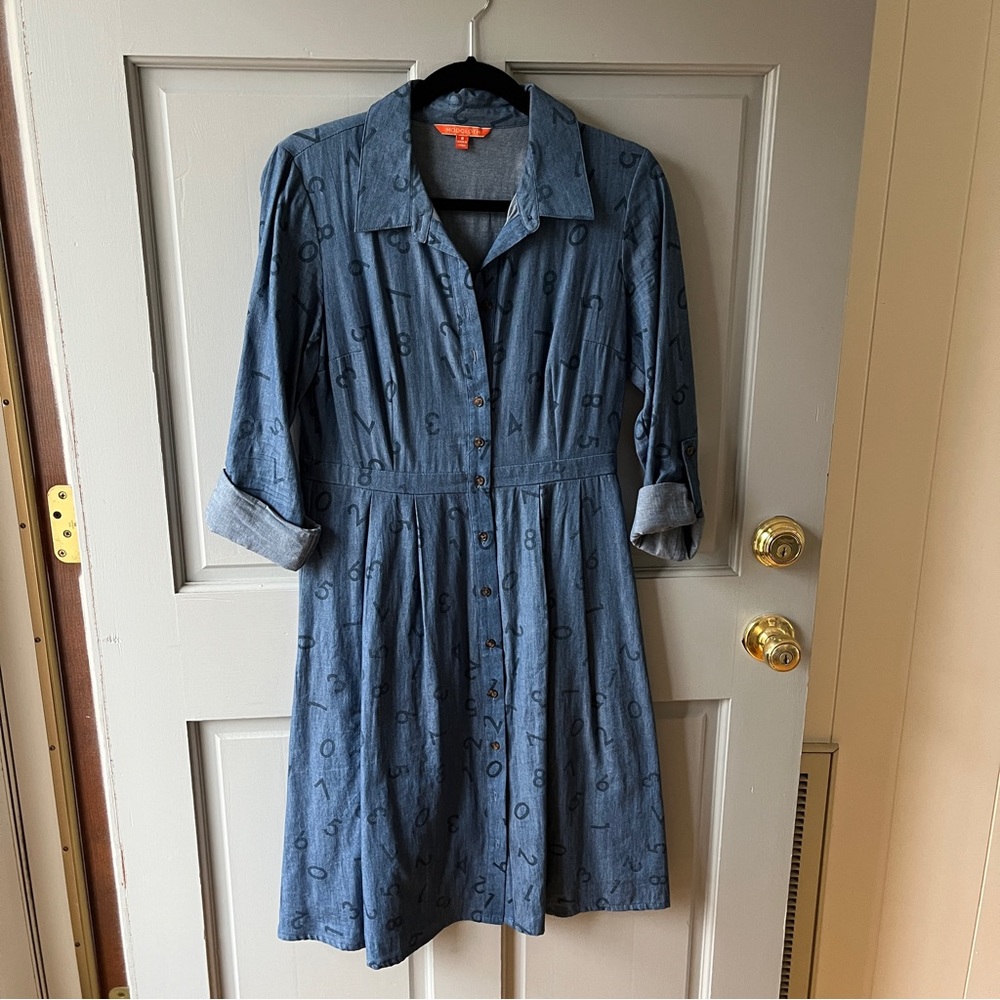 Modcloth Blue Midi Dress